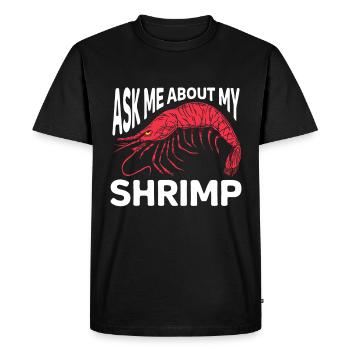Cadeau amateur de fruits de mer fruits de mer - T-shirt Premium bio Homme - noir - Devant - Nico (187cm)