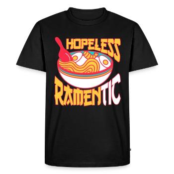 Ramen Noodle Soup Japanese Kawaii Gift Ramen - Men's Premium Organic T-Shirt - black - Front - Nico (187cm)