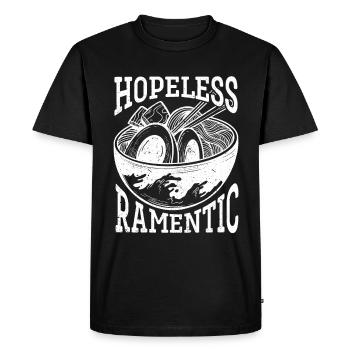 Ramen Noodle Soup Japanese Kawaii Gift Ramen - Men's Premium Organic T-Shirt - black - Front - Nico (187cm)