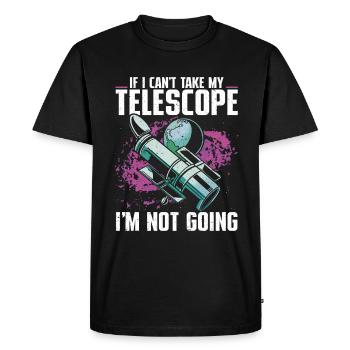 Stargazer Poison Cosmologie Observation des étoiles - T-shirt Premium bio Homme - noir - Devant - Nico (187cm)