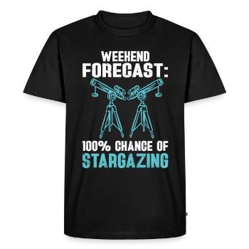 Stargazer Poison Cosmologie Observation des étoiles - T-shirt Premium bio Homme - noir - Devant - Nico (187cm)
