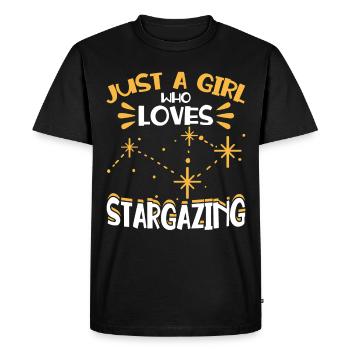 Stargazer Poison Cosmologie Observation des étoiles - T-shirt Premium bio Homme - noir - Devant - Nico (187cm)