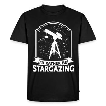 Stargazer Poison Cosmologie Observation des étoiles - T-shirt Premium bio Homme - noir - Devant - Nico (187cm)