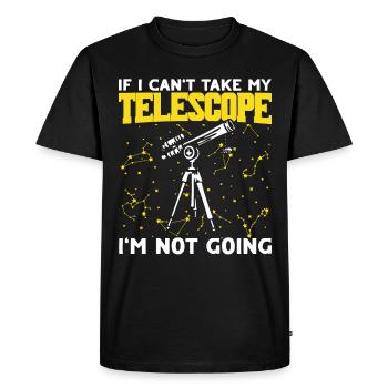 Stargazer Poison Cosmology Stargazing - Men's Premium Organic T-Shirt - black - Front - Nico (187cm)