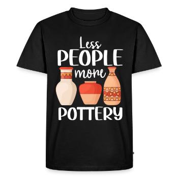 Ceramic Oven Cermaicist Ceramic Clay Oven Pot - Men's Premium Organic T-Shirt - black - Front - Nico (187cm)