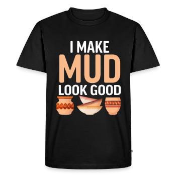 Ceramic Oven Cermaicist Ceramic Clay Oven Pot - Men's Premium Organic T-Shirt - black - Front - Nico (187cm)