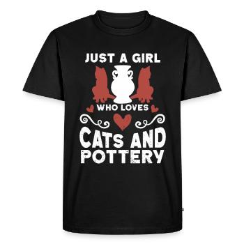 Ceramic Oven Cermaicist Ceramic Clay Oven Pot - Men's Premium Organic T-Shirt - black - Front - Nico (187cm)