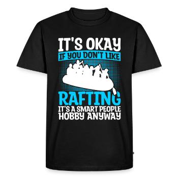 Rafting Raft Cadeau Pagayeur Rafting - T-shirt Premium bio Homme - noir - Devant - Nico (187cm)
