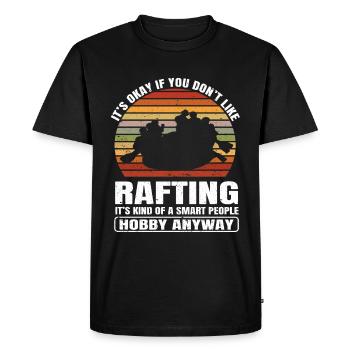 Rafting Raft Cadeau Pagayeur Rafting - T-shirt Premium bio Homme - noir - Devant - Nico (187cm)