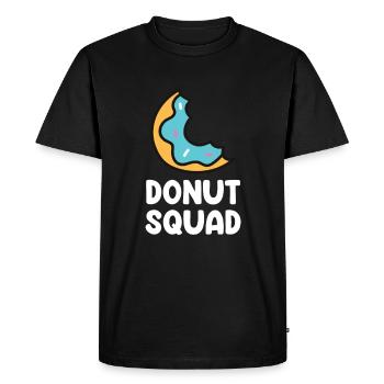 Beignets Food Lover Donut Dire Funny Donuts - T-shirt Premium bio Homme - noir - Devant - Nico (187cm)