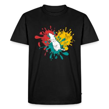 mouse - Men's Premium Organic T-Shirt - black - Front - Nico (187cm)