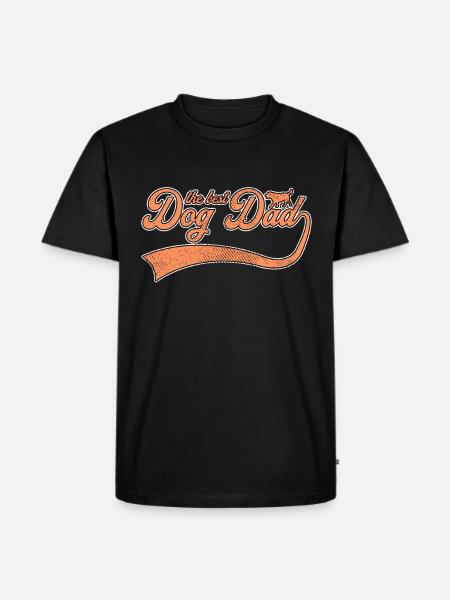 the best dog daddy - Men's Premium Organic T-Shirt - black