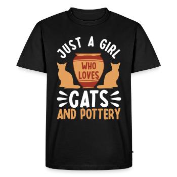 Ceramic Oven Cermaicist Ceramic Clay Oven Pot - Men's Premium Organic T-Shirt - black - Front - Nico (187cm)