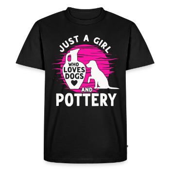 Ceramic Oven Cermaicist Ceramic Clay Oven Pot - Men's Premium Organic T-Shirt - black - Front - Nico (187cm)