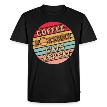 Ceramic Oven Cermaicist Ceramic Clay Oven Pot - Men's Premium Organic T-Shirt - black - Front - Nico (187cm)