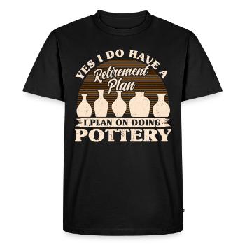 Ceramic Oven Cermaicist Ceramic Clay Oven Pot - Men's Premium Organic T-Shirt - black - Front - Nico (187cm)