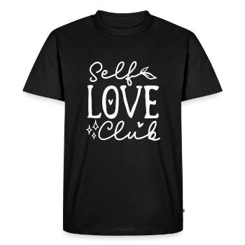 Santé mentale Dire sensibilisation Dépression - T-shirt Premium bio Homme - noir - Devant - Nico (187cm)