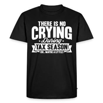 Saison des impôts Cpa Comptable Don Journée de l’impôt - T-shirt Premium bio Homme - noir - Devant - Nico (187cm)