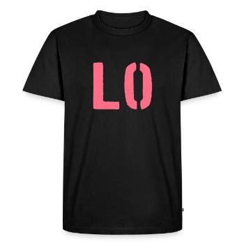 Love Love Team Shirt - Men's Premium Organic T-Shirt - black - Front - Nico (187cm)