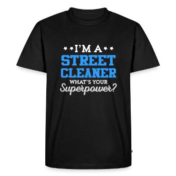 Cleaner Housekeeping Cleaning Housekeeper - Men's Premium Organic T-Shirt - black - Front - Nico (187cm)