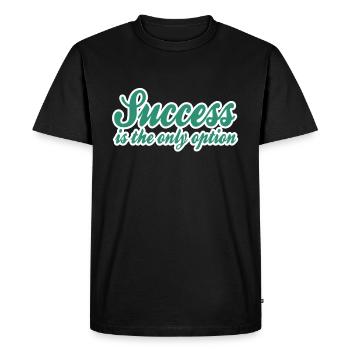 Dicton de succès - T-shirt Premium bio Homme - noir - Devant - Nico (187cm)