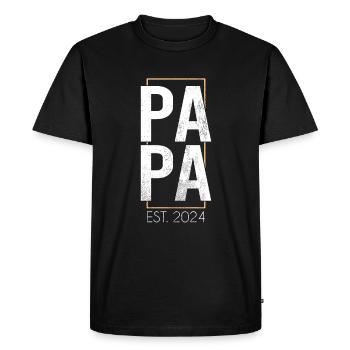 Dad 2024 - Men's Premium Organic T-Shirt - black - Front - Nico (187cm)