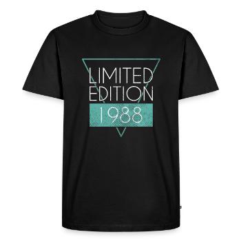 Édition limitée 1988 - T-shirt Premium bio Homme - noir - Devant - Nico (187cm)