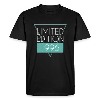 Limited Edition 1996 - Men's Premium Organic T-Shirt - black - Front - Nico (187cm)