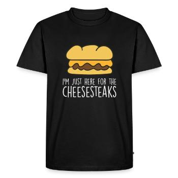 Sandwichs amusants pour les amateurs de sandwichs - T-shirt Premium bio Homme - noir - Devant - Nico (187cm)