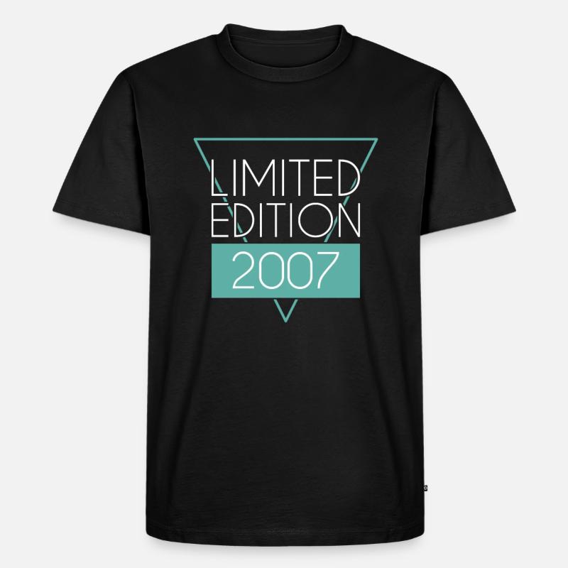 Limited Edition 2007 - Männer Premium Bio T-Shirt - Schwarz