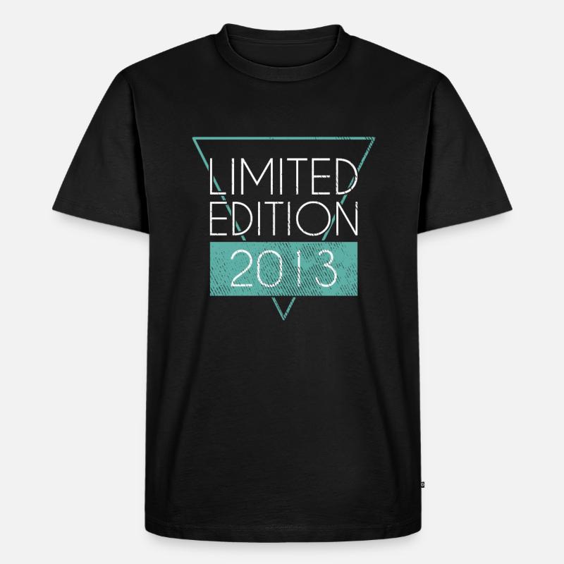 Limited Edition 2013 - Männer Premium Bio T-Shirt - Schwarz