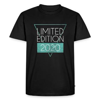 Édition limitée 2020 - T-shirt Premium bio Homme - noir - Devant - Nico (187cm)