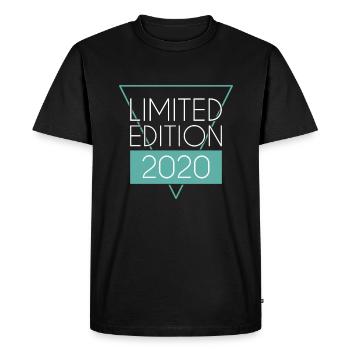 Édition limitée 2020 - T-shirt Premium bio Homme - noir - Devant - Nico (187cm)