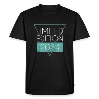 Édition Limitée 2024 - T-shirt Premium bio Homme - noir - Devant - Nico (187cm)