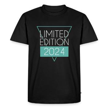 Édition Limitée 2024 - T-shirt Premium bio Homme - noir - Devant - Nico (187cm)