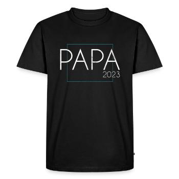 Dad 2023 - Men's Premium Organic T-Shirt - black - Front - Nico (187cm)