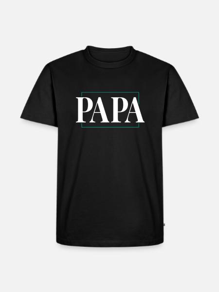 Papa - T-shirt Premium bio Homme - noir