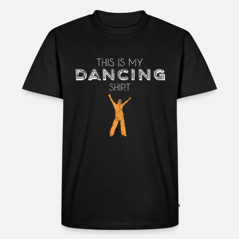 dancing shirt - Männer Premium Bio T-Shirt - Schwarz