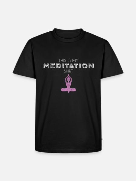 Chemise de méditation - T-shirt Premium bio Homme - noir