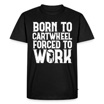 Wagon Wheel Girl Gymnastics Gift Wagon Wheels - T-shirt Premium bio Homme - noir - Devant - Nico (187cm)