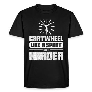 Wagon Wheel Girl Gymnastics Gift Wagon Wheels - T-shirt Premium bio Homme - noir - Devant - Nico (187cm)