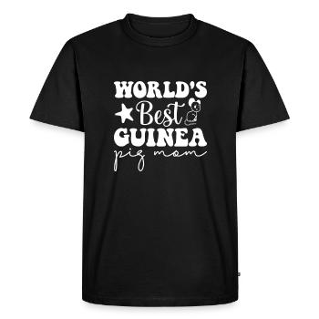 Guinea Pig Lover Guinea Pig Owner - Men's Premium Organic T-Shirt - black - Front - Nico (187cm)