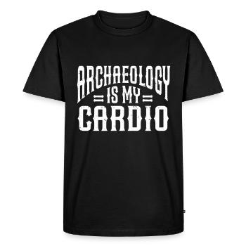 Archaeologist Gift Archaeology - Men's Premium Organic T-Shirt - black - Front - Nico (187cm)