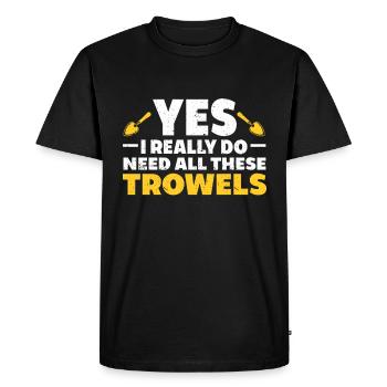 Archaeologist Gift Archaeology - Men's Premium Organic T-Shirt - black - Front - Nico (187cm)