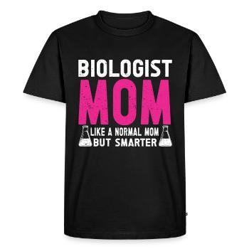 Biology Gift Biologist - Men's Premium Organic T-Shirt - black - Front - Nico (187cm)