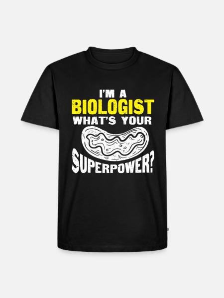 Biology Gift Biologist - Men's Premium Organic T-Shirt - black