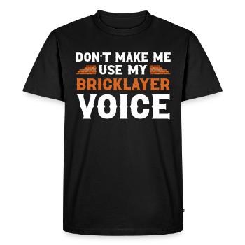 Mason Gift Profession Saying Mason - Men's Premium Organic T-Shirt - black - Front - Nico (187cm)