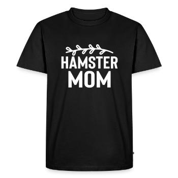 Funny Hamster Quote Rodent Pet Lover Owner Animal - Men's Premium Organic T-Shirt - black - Front - Nico (187cm)
