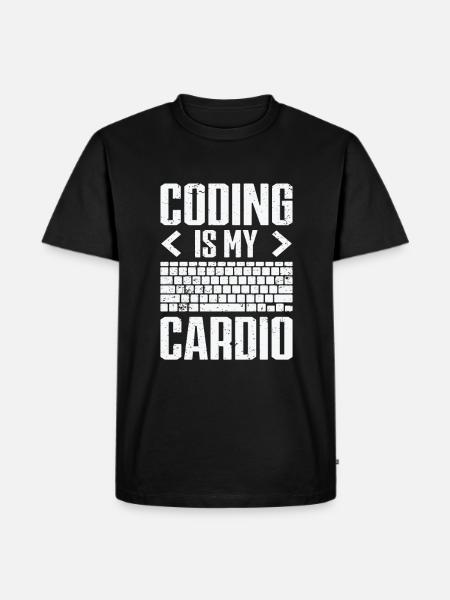 Informatik Admin Programmierer IT-Programmierer - Männer Premium Bio T-Shirt - Schwarz