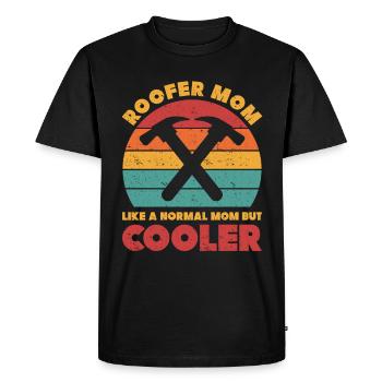Roofer Gift Work Artisan Roofer - Men's Premium Organic T-Shirt - black - Front - Nico (187cm)